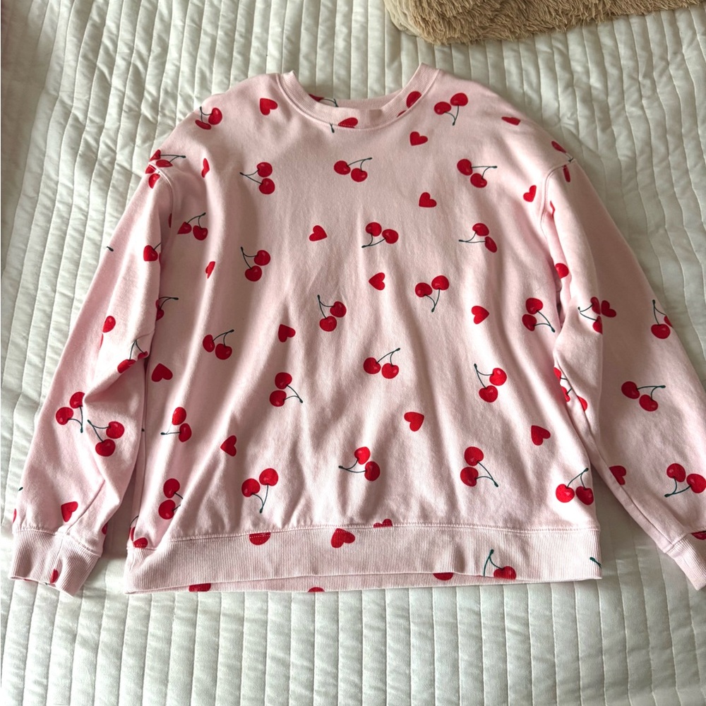 Pink Oversized Crewneck